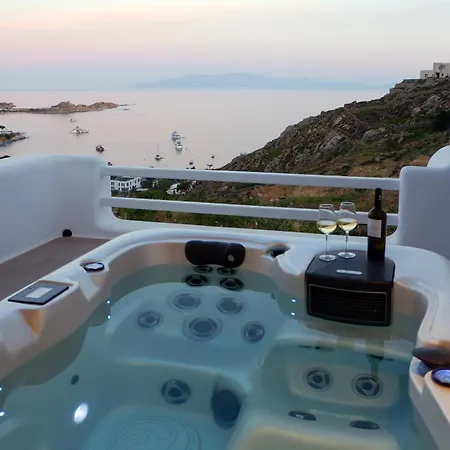 Camelia 1 - Psarou View - Private Pool And Jacuzzi * Mykonos Town