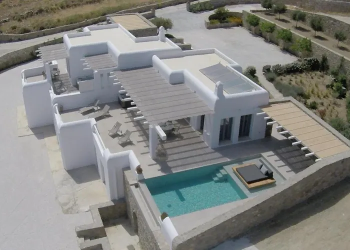 Camelia 1 - Psarou View - Private Pool And Jacuzzi * Ψαρού