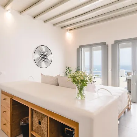Villa Villa Camelia 1 - 1Br - Private Pool & Jacuzzi - Sea View - Psarou, Nammos