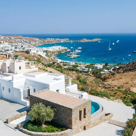 Villa Camelia 1 - 1Br - Private Pool & Jacuzzi - Sea View - Psarou, Nammos Psarrou