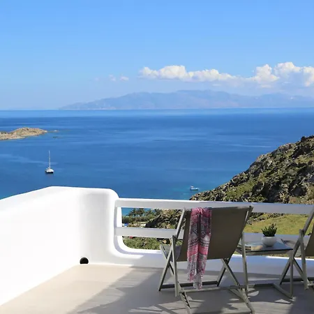 Villa Camelia 1 - 1Br - Private Pool & Jacuzzi - Sea View - Psarou, Nammos * Psarrou