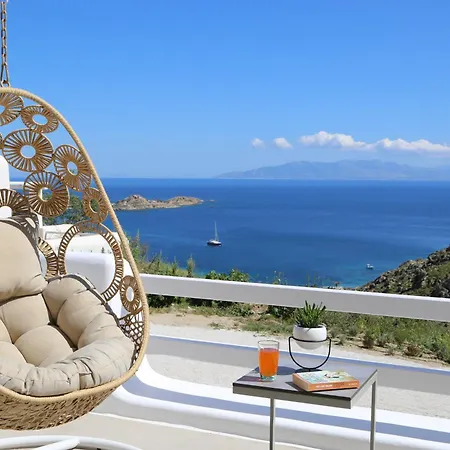 Villa Camelia 1 - 1Br - Private Pool & Jacuzzi - Sea View - Psarou, Nammos