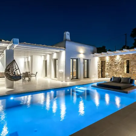 Villa Camelia 1 - 1Br - Private Pool & Jacuzzi - Sea View - Psarou, Nammos