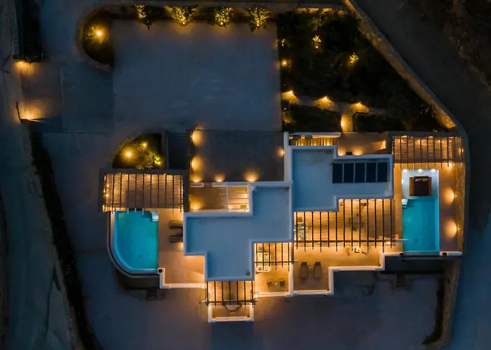 Villa Camelia 1 - Psarou View - Private Pool And Jacuzzi